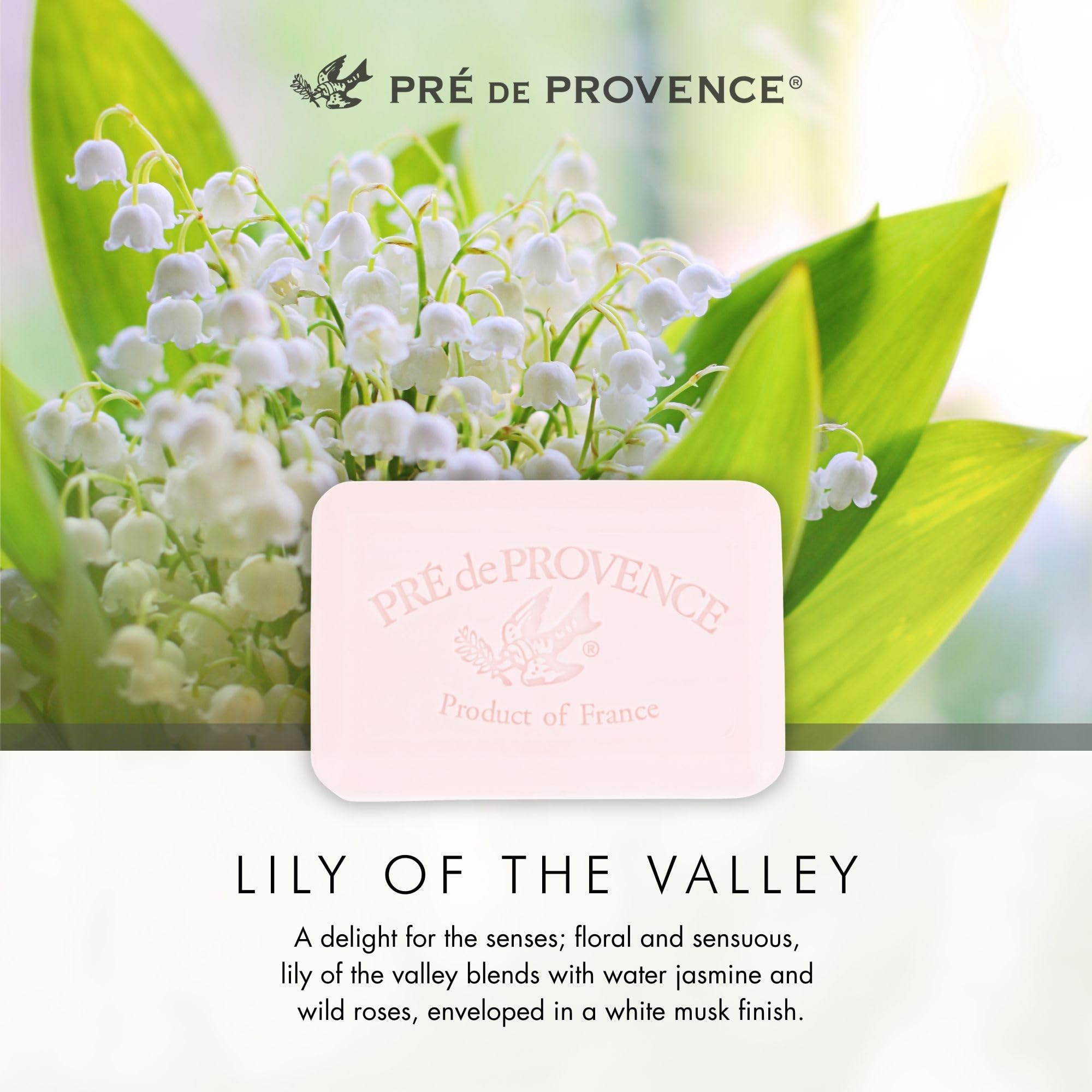 Pre de Provence bar styled in gift basket suggesting luxury present idea