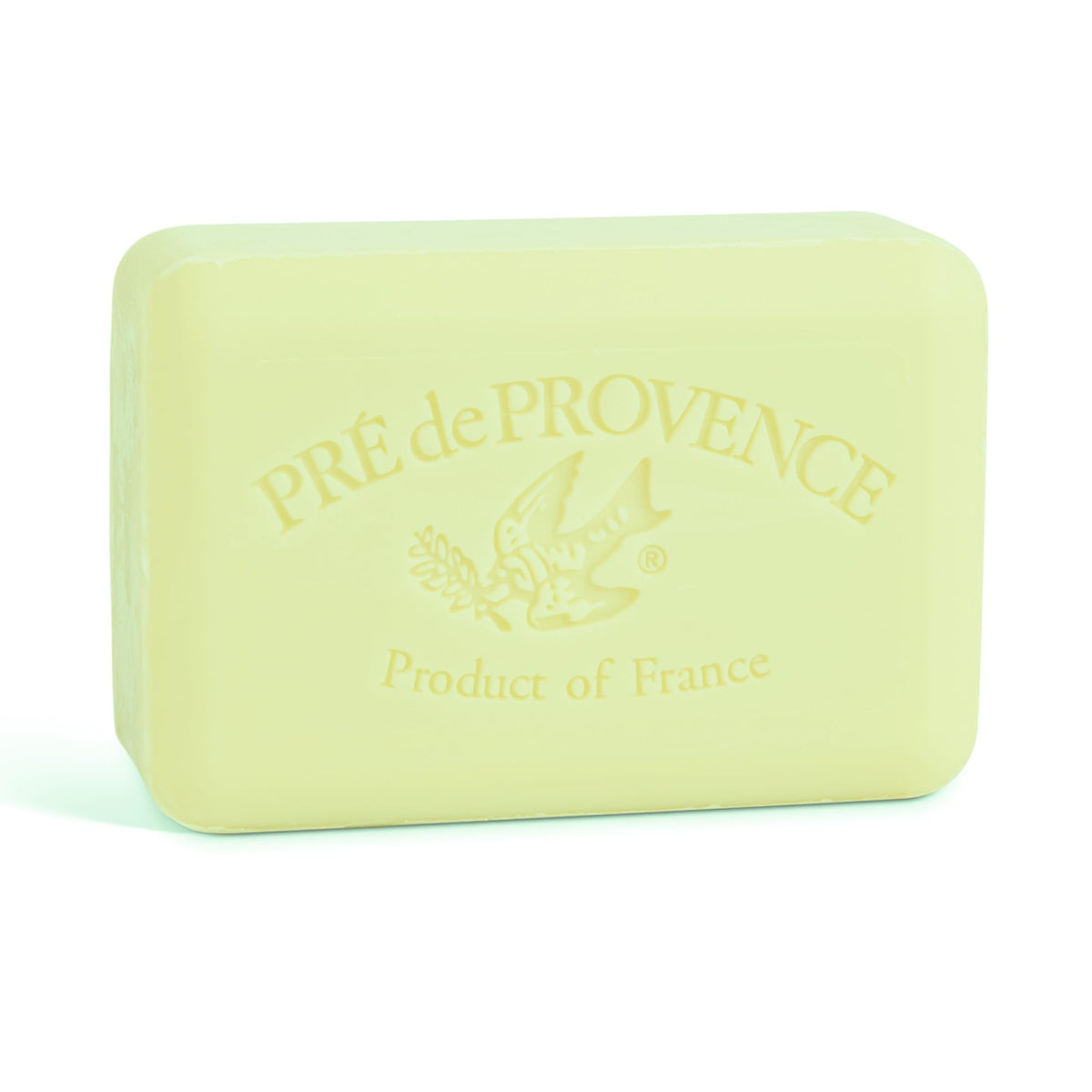 Pre de Provence front packaging showing linden soap and elegant branding, conveys luxury