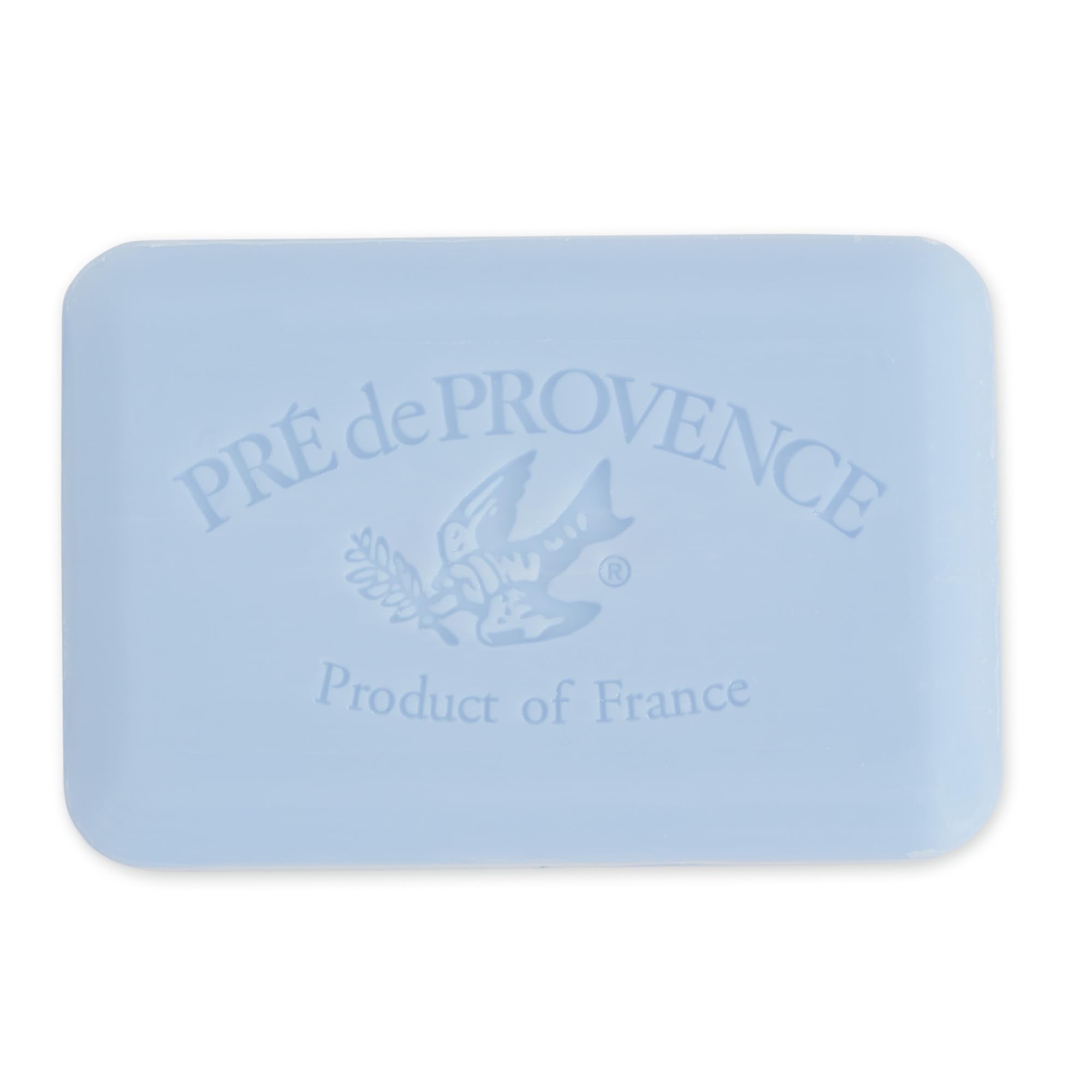Pre de Provence close-up of bar texture highlighting smooth quad-milled finish