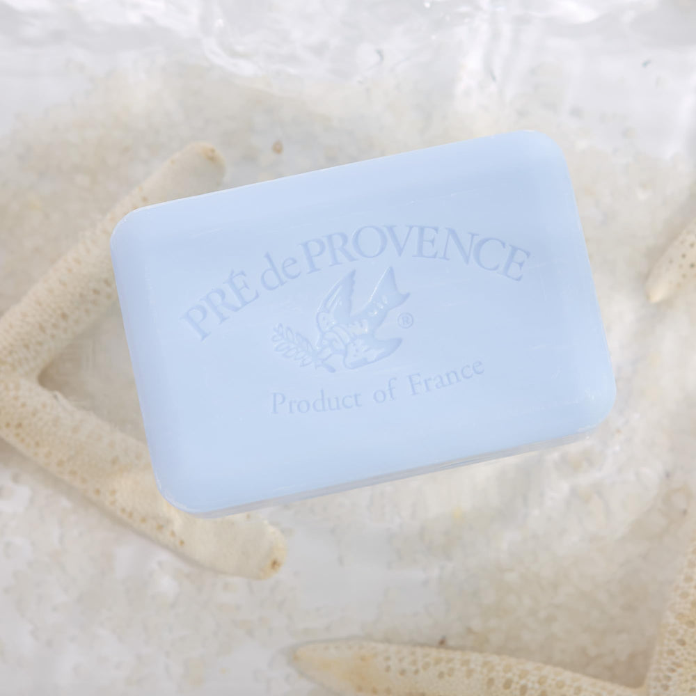 Pre de Provence label close-up displaying ingredients and French-made origin