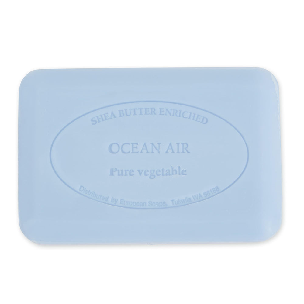 Pre de Provence soap lather in hand demonstrating creamy moisturizing foam
