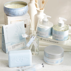 Pre de Provence sliced bar arranged in gift basket for elegant present options