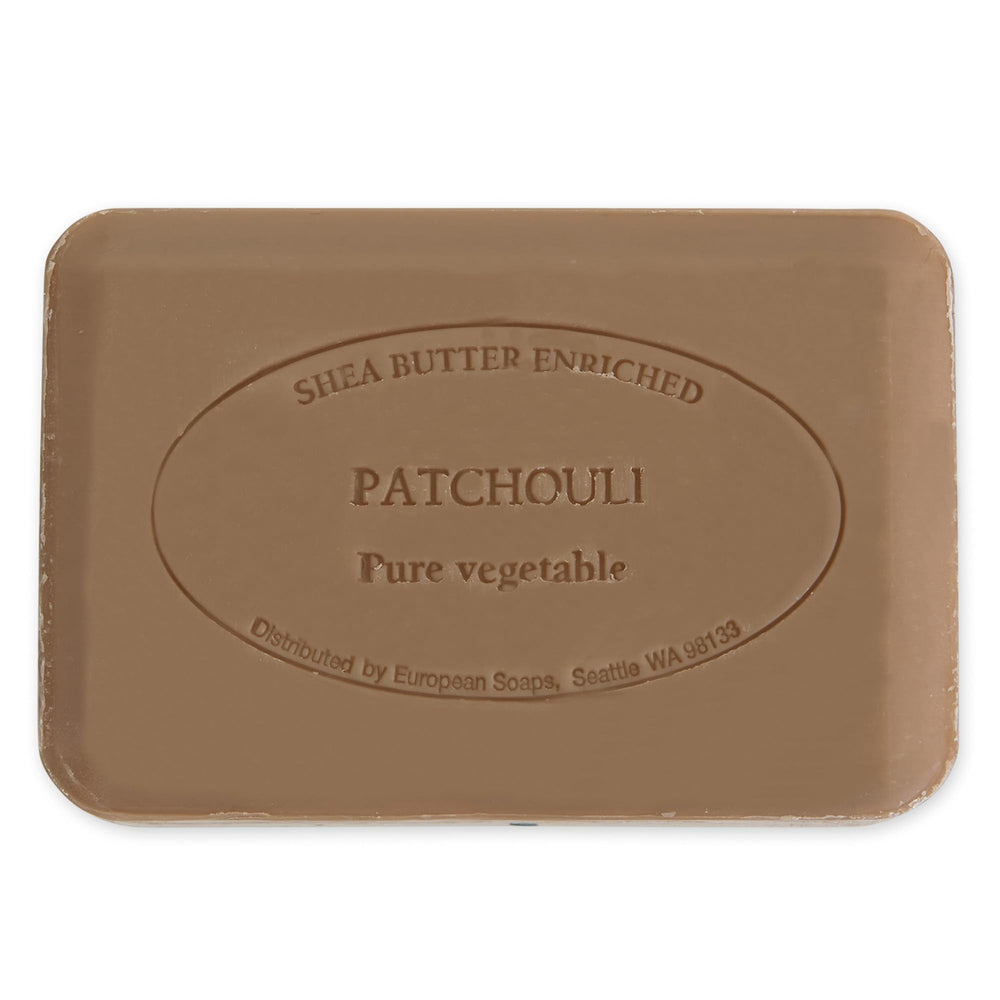 Pre de Provence close-up of quad-milled texture benefit: smooth dense surface for creamy lather