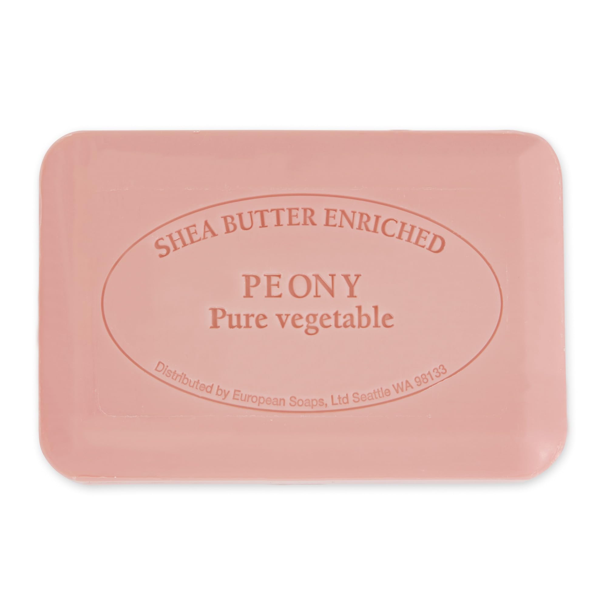 Pre de Provence soap texture detail highlighting smooth quad-milled surface and durability