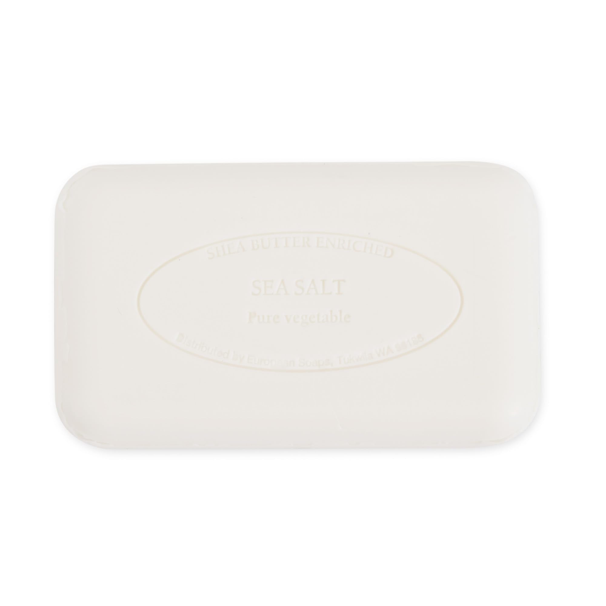 Pre de Provence soap cross-section revealing dense quad-milled structure for longevity