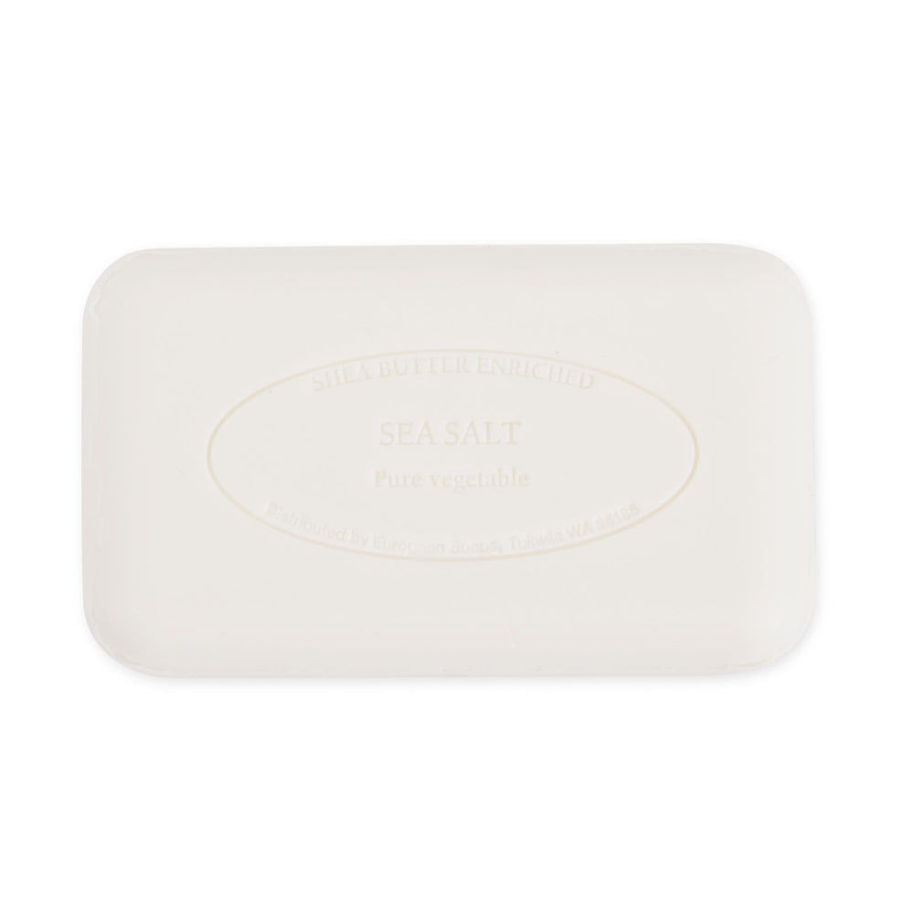 Pre de Provence soap cross-section revealing dense quad-milled structure for longevity