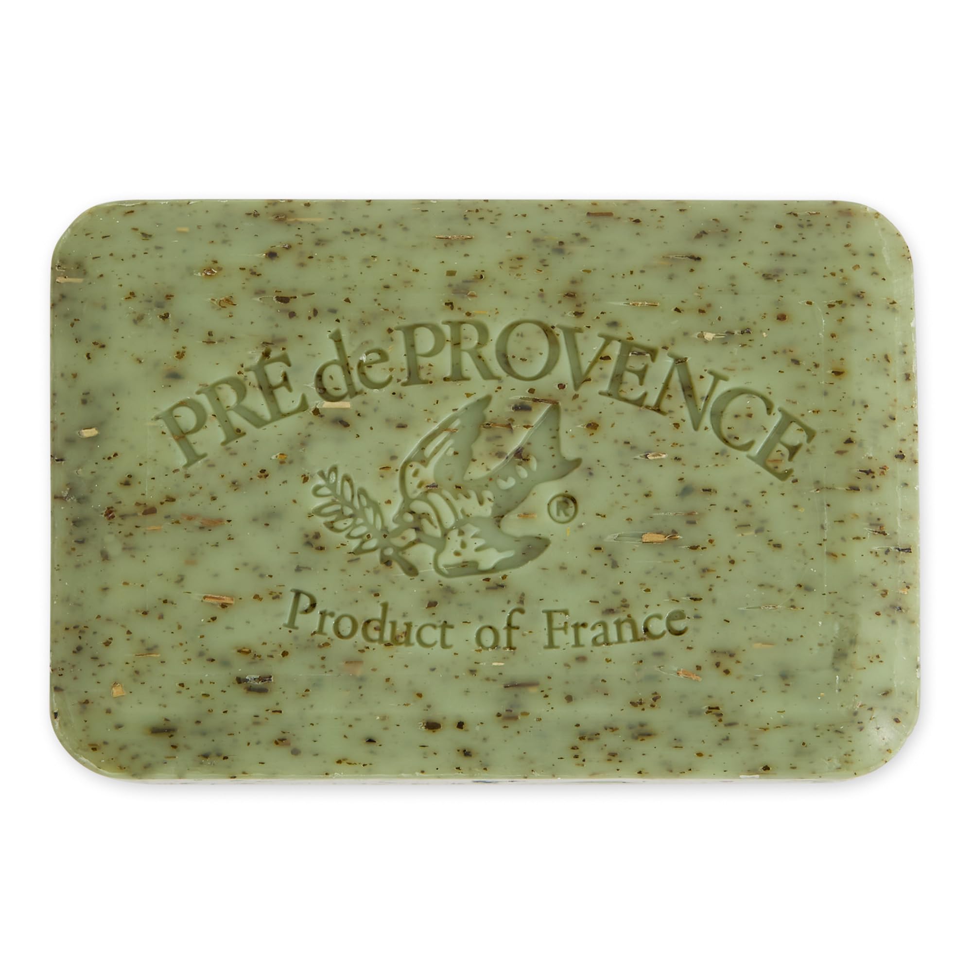 Pre de Provence side profile of the soap bar demonstrating thickness and longevity benefit