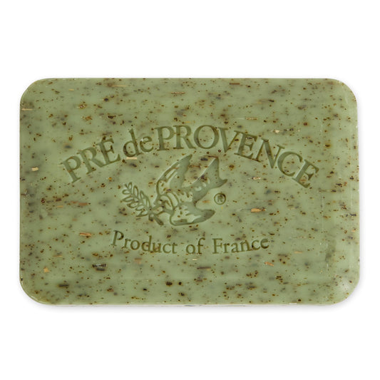 Pre de Provence side profile of the soap bar demonstrating thickness and longevity benefit