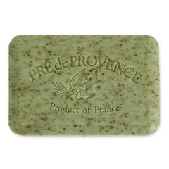 Pre de Provence side profile of the soap bar demonstrating thickness and longevity benefit