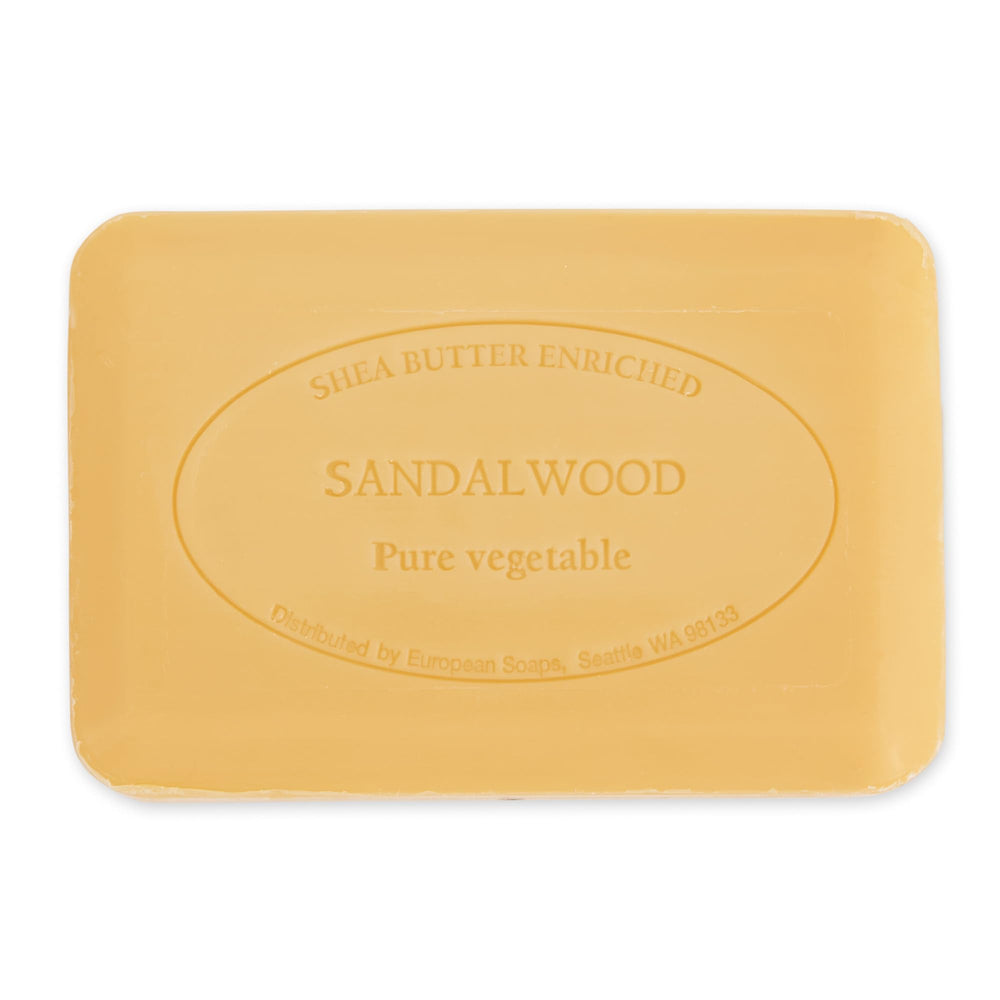 Pre de Provence close-up texture of soap displaying creamy, uniform finish and quality