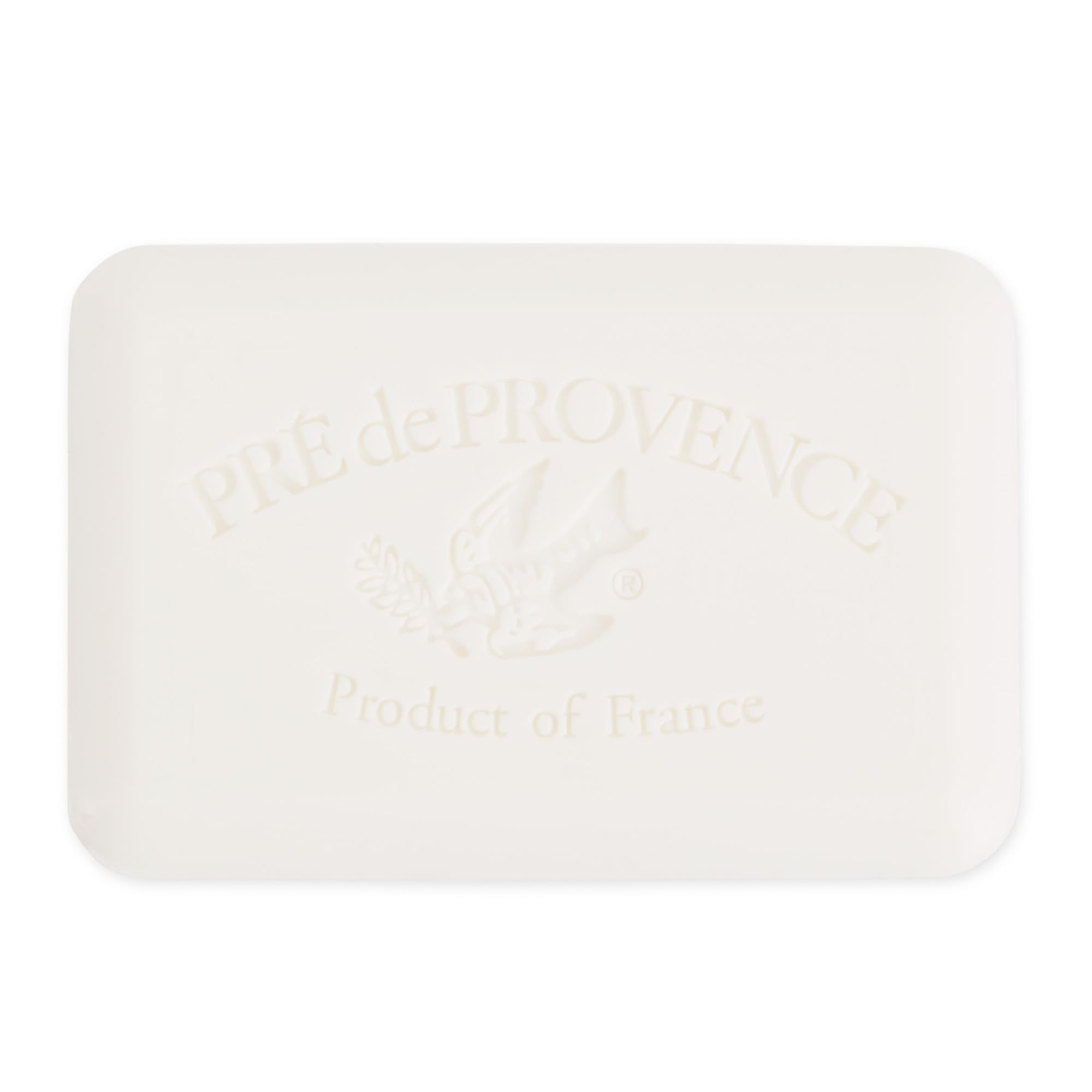 Pre de Provence bar side profile demonstrating dense quad-milled composition