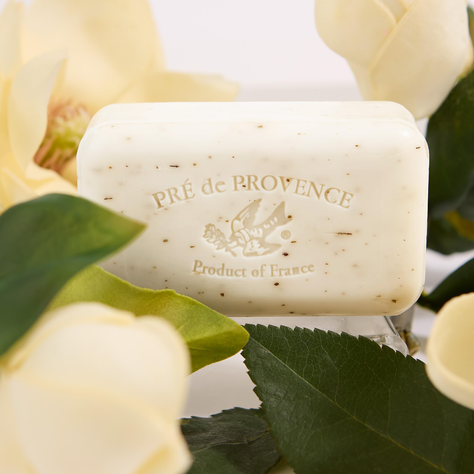 Pre de Provence soap on draining dish promoting faster drying and extended lifespan