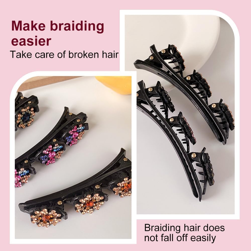 PreciRise close-up of rhinestone four-leaf clover accent, highlights sparkling detail