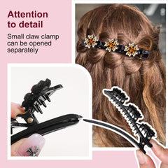 PreciRise satin braid texture detail on clip, provides non-slip hold benefit