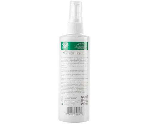 Prell close-up of spray texture highlighting even application and smoothing
