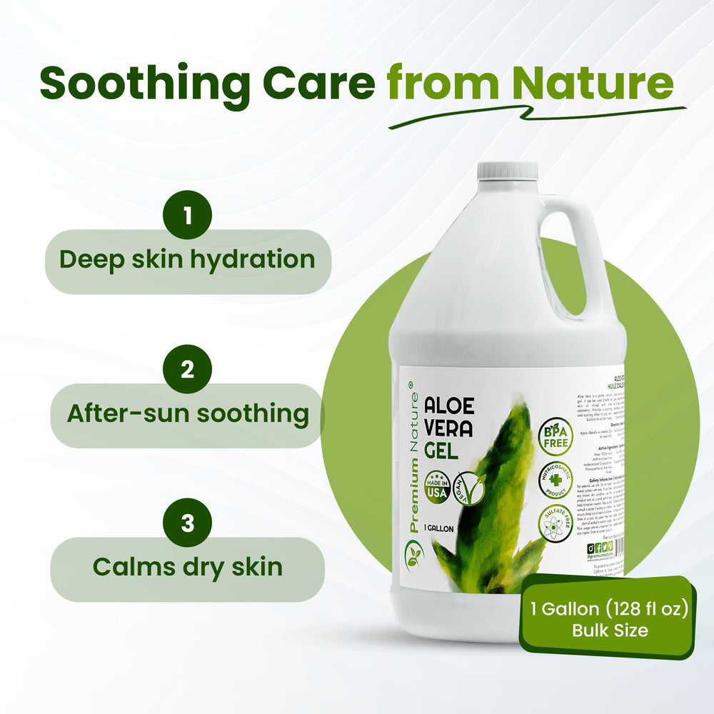 Premium Nature pouring gel into hand to demonstrate easy application