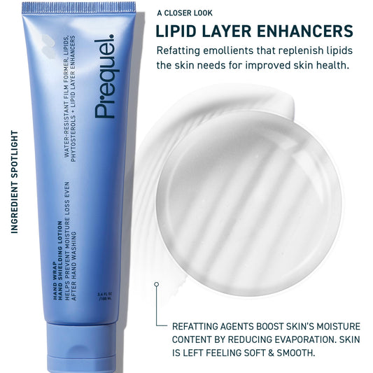 Prequel Skin close-up of balm texture demonstrating fast absorption and non-greasy finish