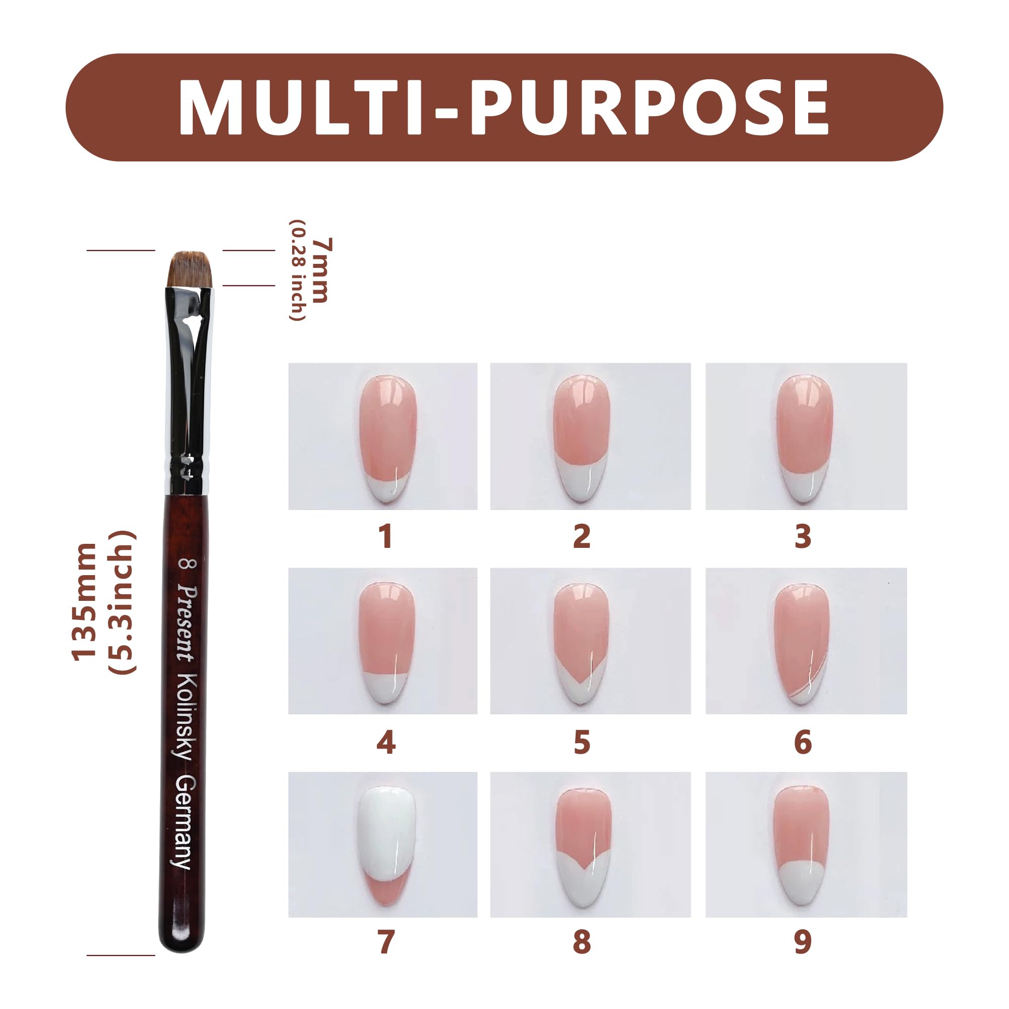 Present brush with protective tube highlighting bristle protection benefit