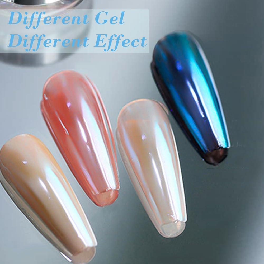Pretty Diva application with sponge demonstrating easy rubbing technique for glossy chrome nails