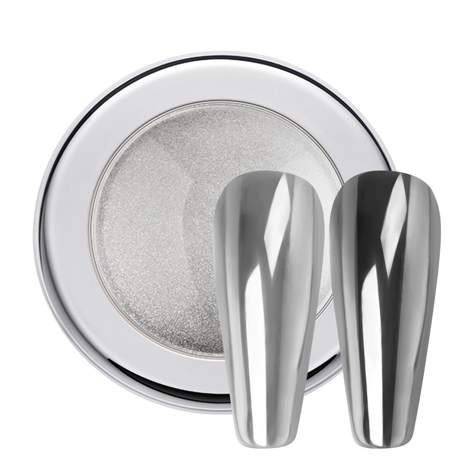 Pretty Diva silver jar front showing label and 1g capacity for long-lasting use