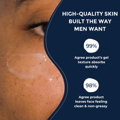 Prettyboy texture close-up gel cream illustrating lightweight absorbency