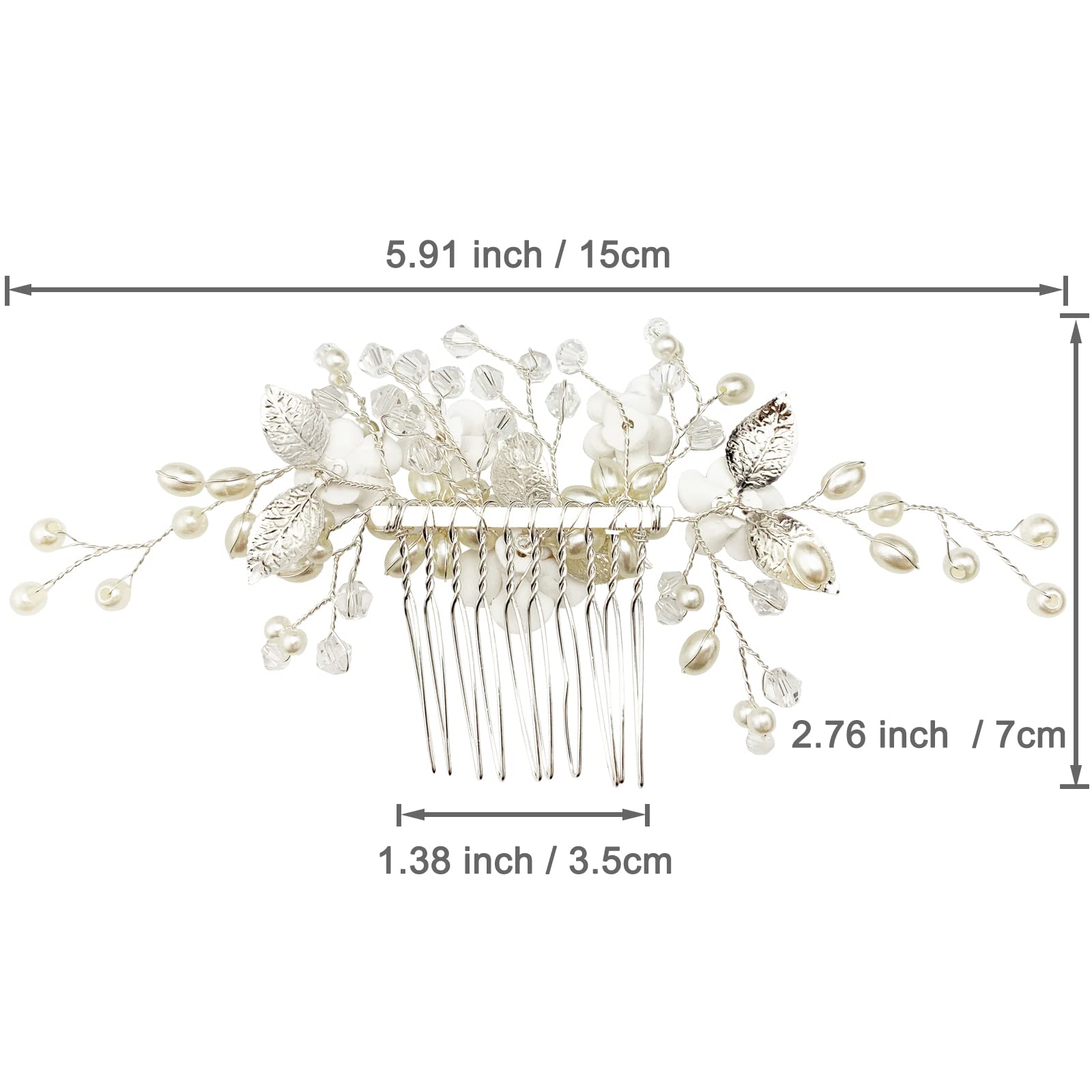 PrettyLife vine next to tape measure shows accurate size and wearable scale