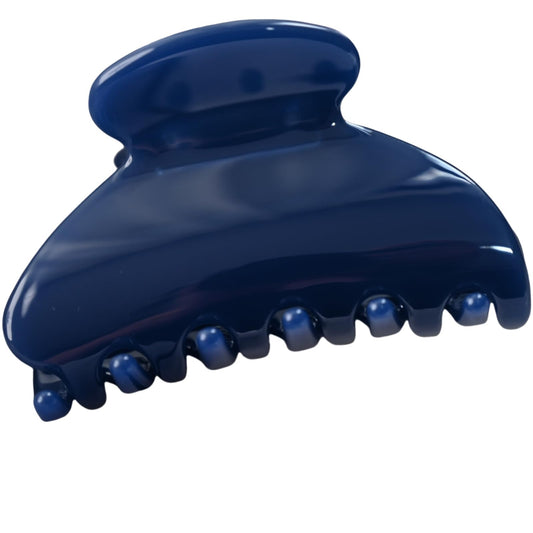 Prettyou dark blue front view showing glossy acetate and elegant shape