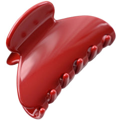 Prettyou front view burgundy tortoise claw showing elegant hold