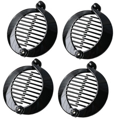 Prettyou front view of 4-pack banana clips showing color variety and secure hold