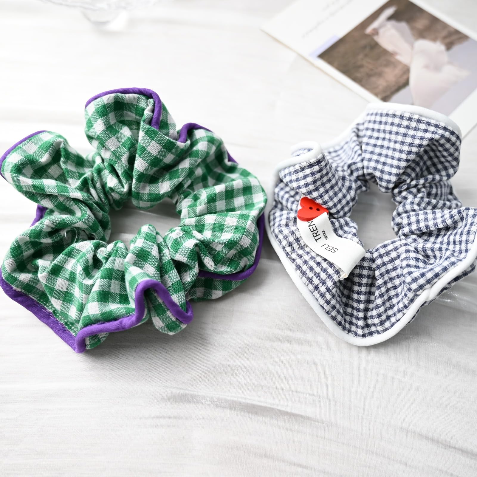 Prettyou pattern collection laid flat highlighting stripe, checks, and floral mix