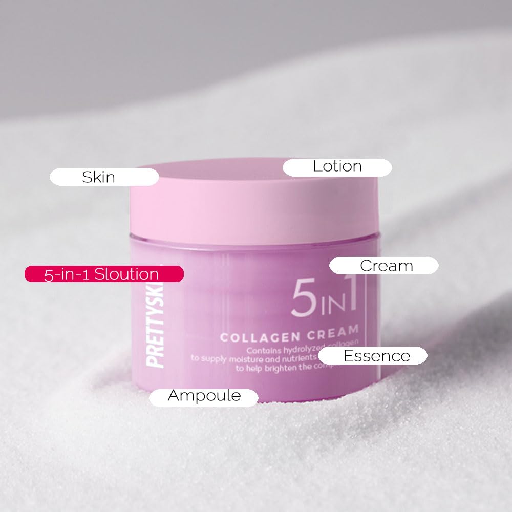 PRETTYSKIN cream texture swipe demonstrating lightweight, non-greasy finish for comfort