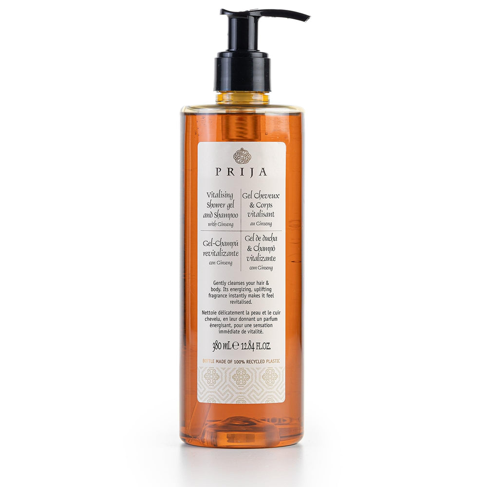 Prija bottle front packaging showing product and size and clear benefit