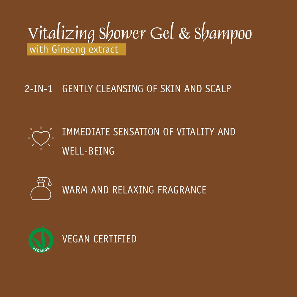 Prija in shower on wet hair and skin demonstrating 2-in-1 convenience