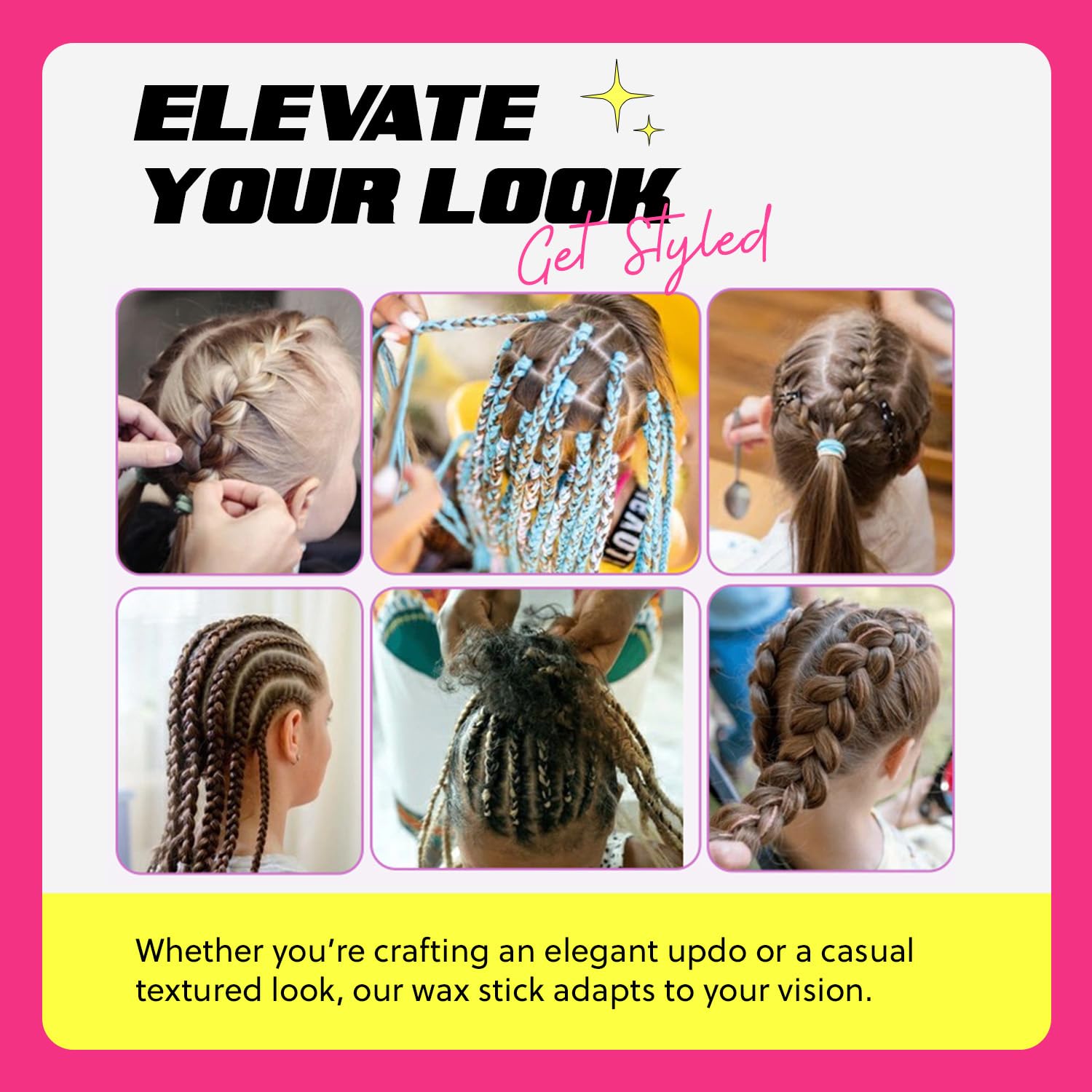Prime Look wax stick on bathroom vanity in lifestyle shot for quick touch-ups