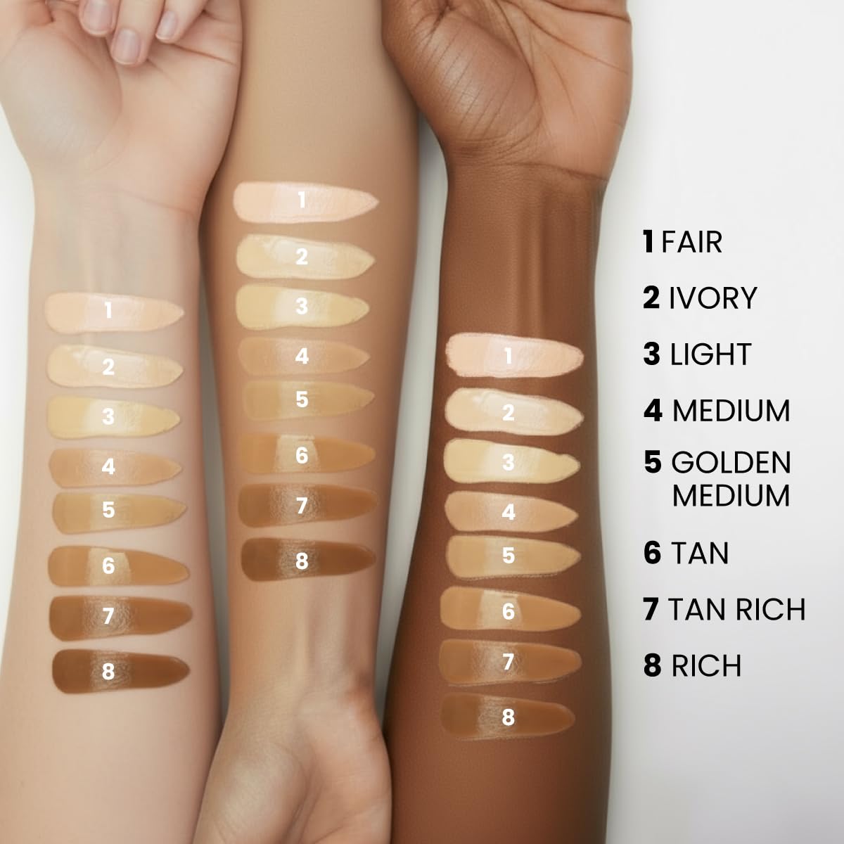 Prime Prometics brush blending showing streak-free, seamless coverage