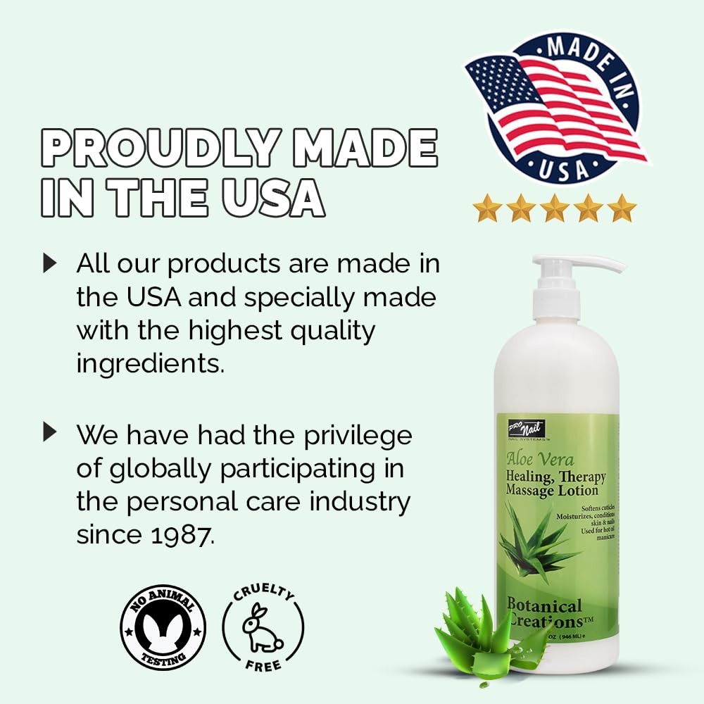 PRO NAIL ingredients label highlighting Aloe Vera, Panthenol and Wheat Germ Oil