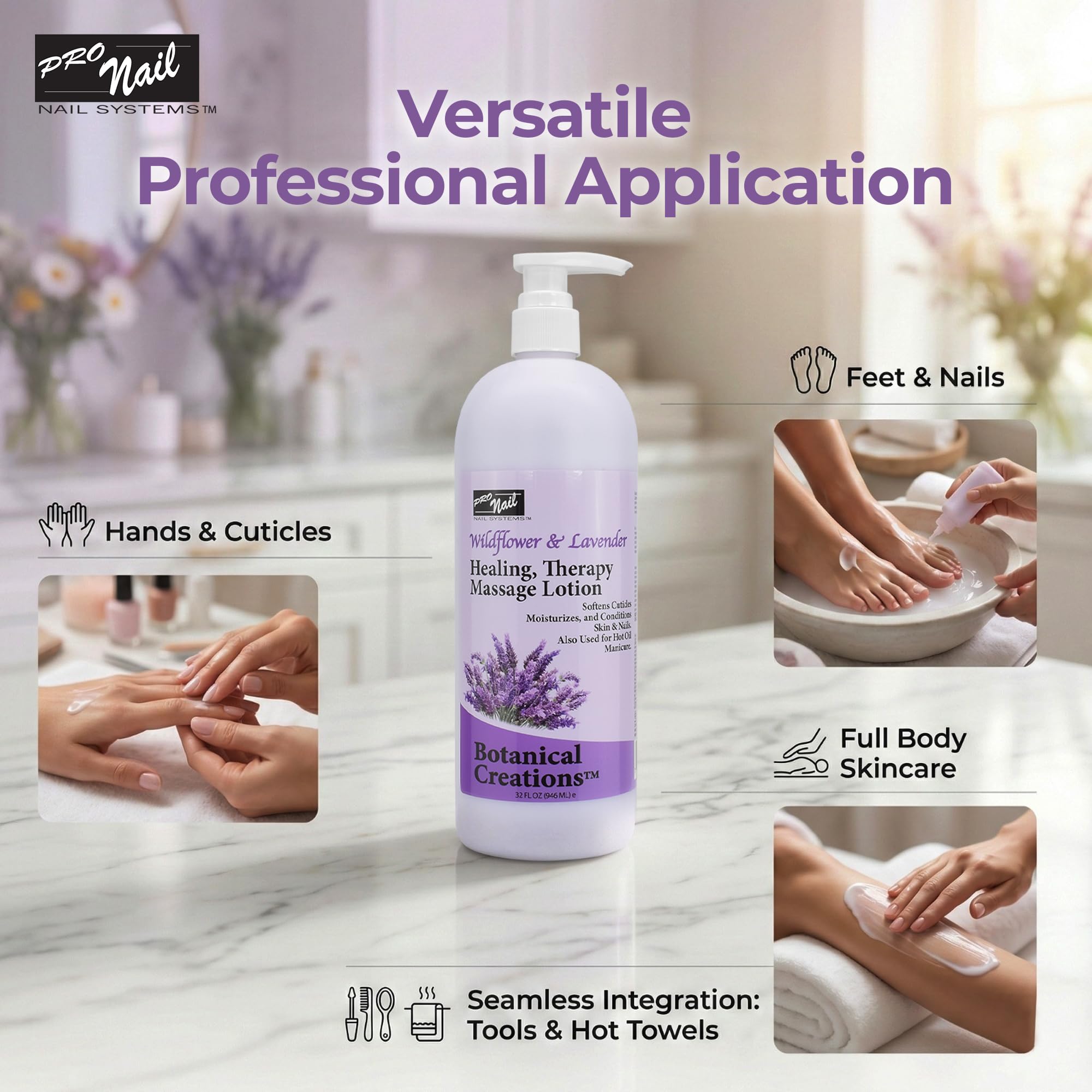 PRO NAIL post-treatment smooth cuticles showing visible conditioning results
