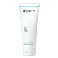 Proactiv bottle front view showing label and size, promotes clearer body skin