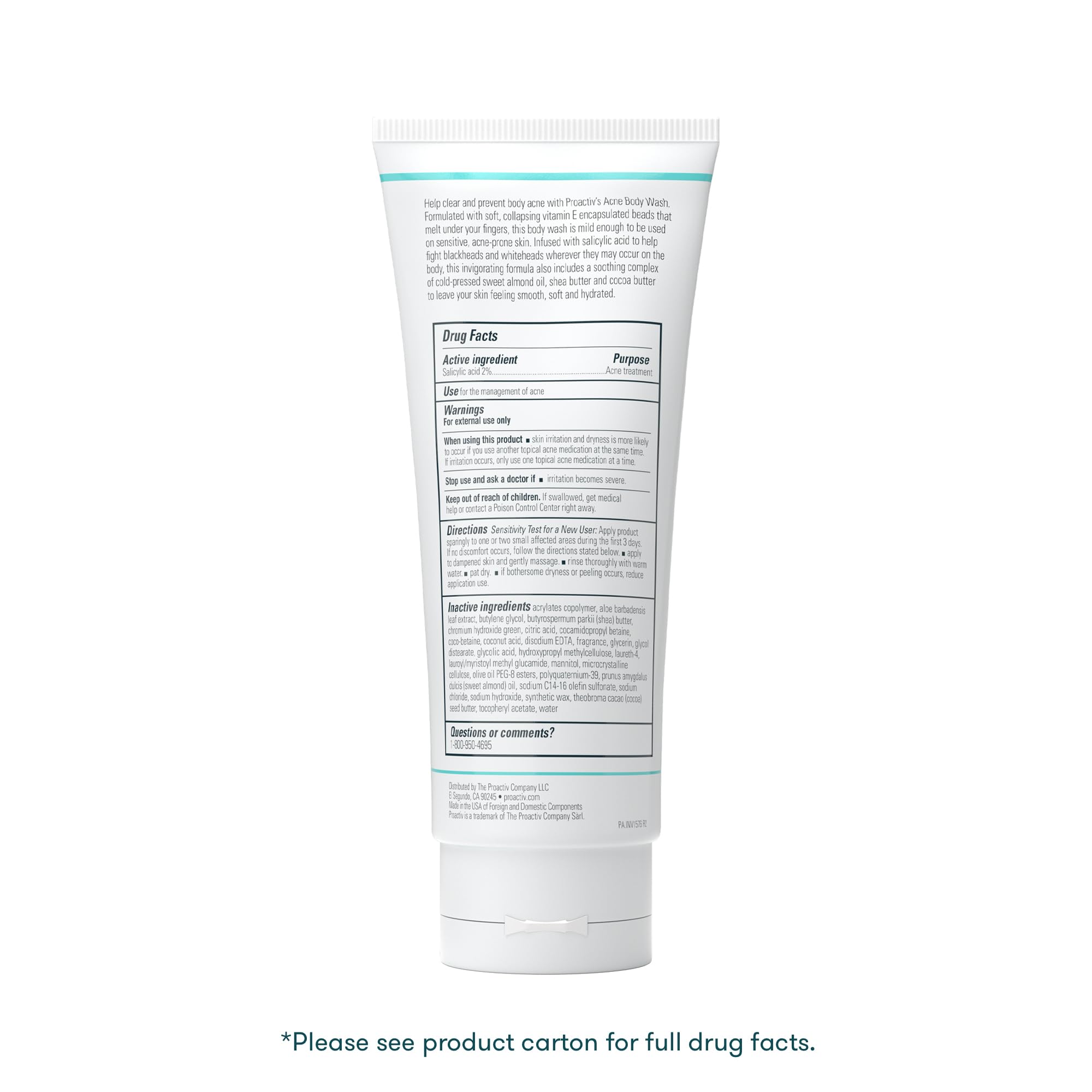 Proactiv texture close-up with dissolving vitamin E beads for gentle exfoliation