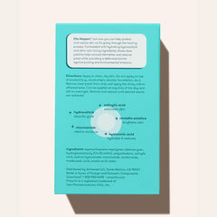 Proactiv patch worn overnight in a bedtime routine for healing