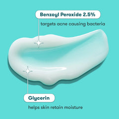 Proactiv+ gel texture close-up displaying lightweight absorbent formula benefit