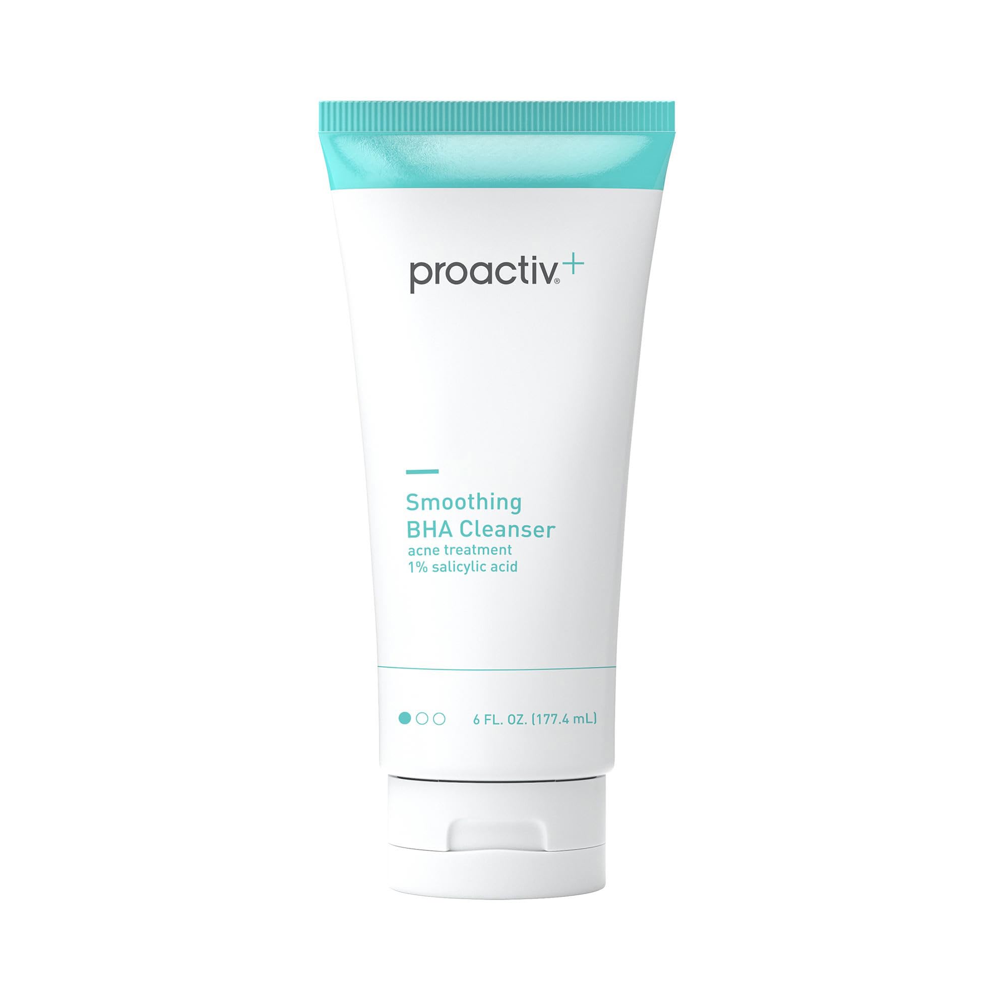 Proactiv plus front packaging showing unscented cleanser and acne control benefits
