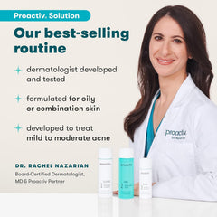 Proactiv Renewing Cleanser pump closeup highlighting deep pore cleansing