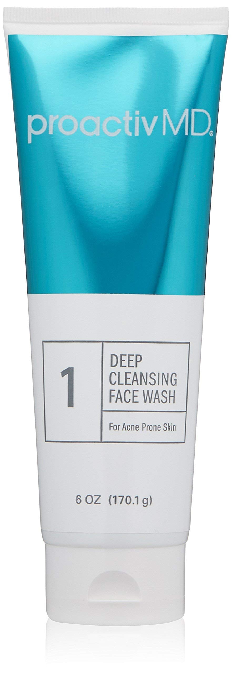 Proactiv MD front packaging showing clear bottle and unscented formula benefit