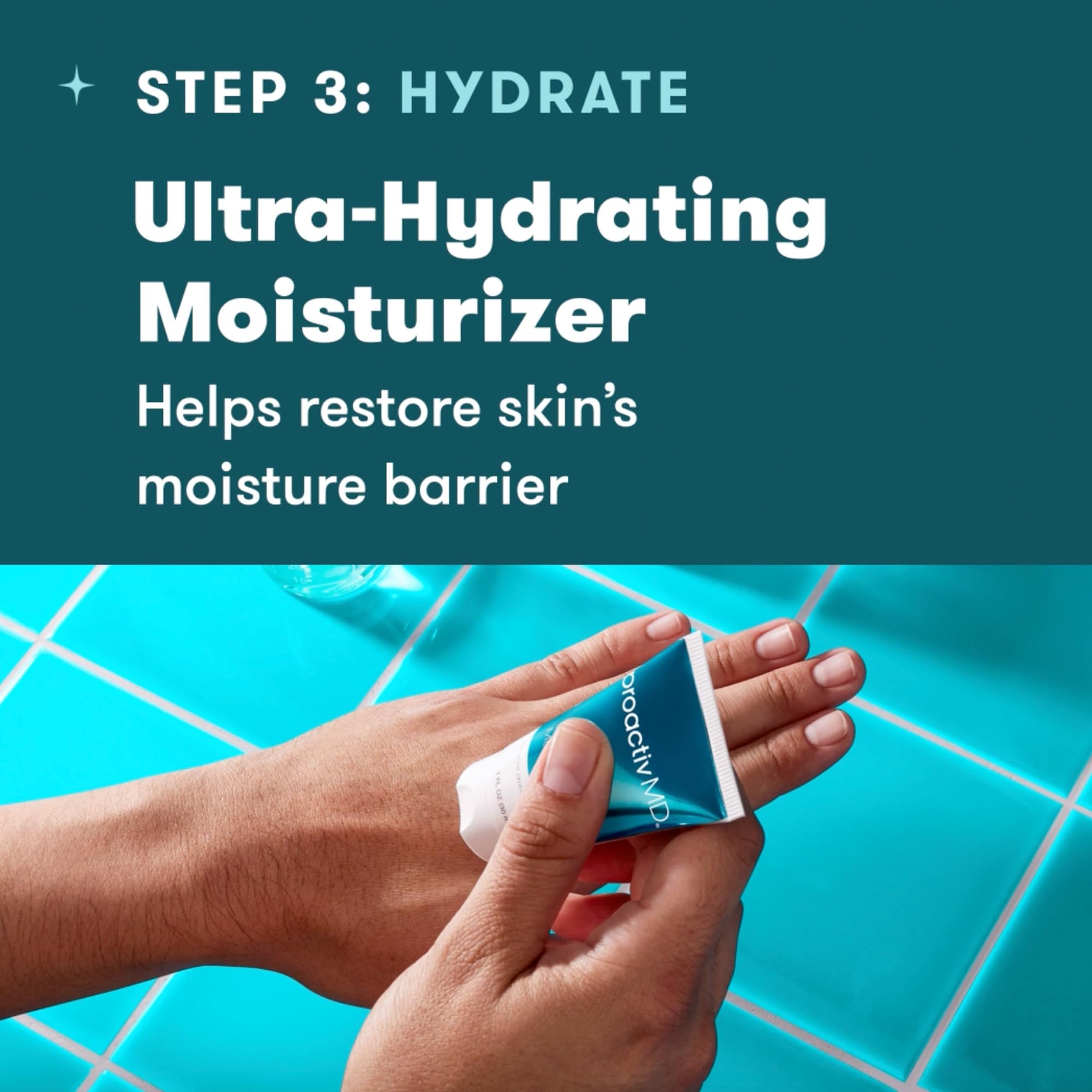 ProactivMD kit held in hand to show size and 30-day supply
