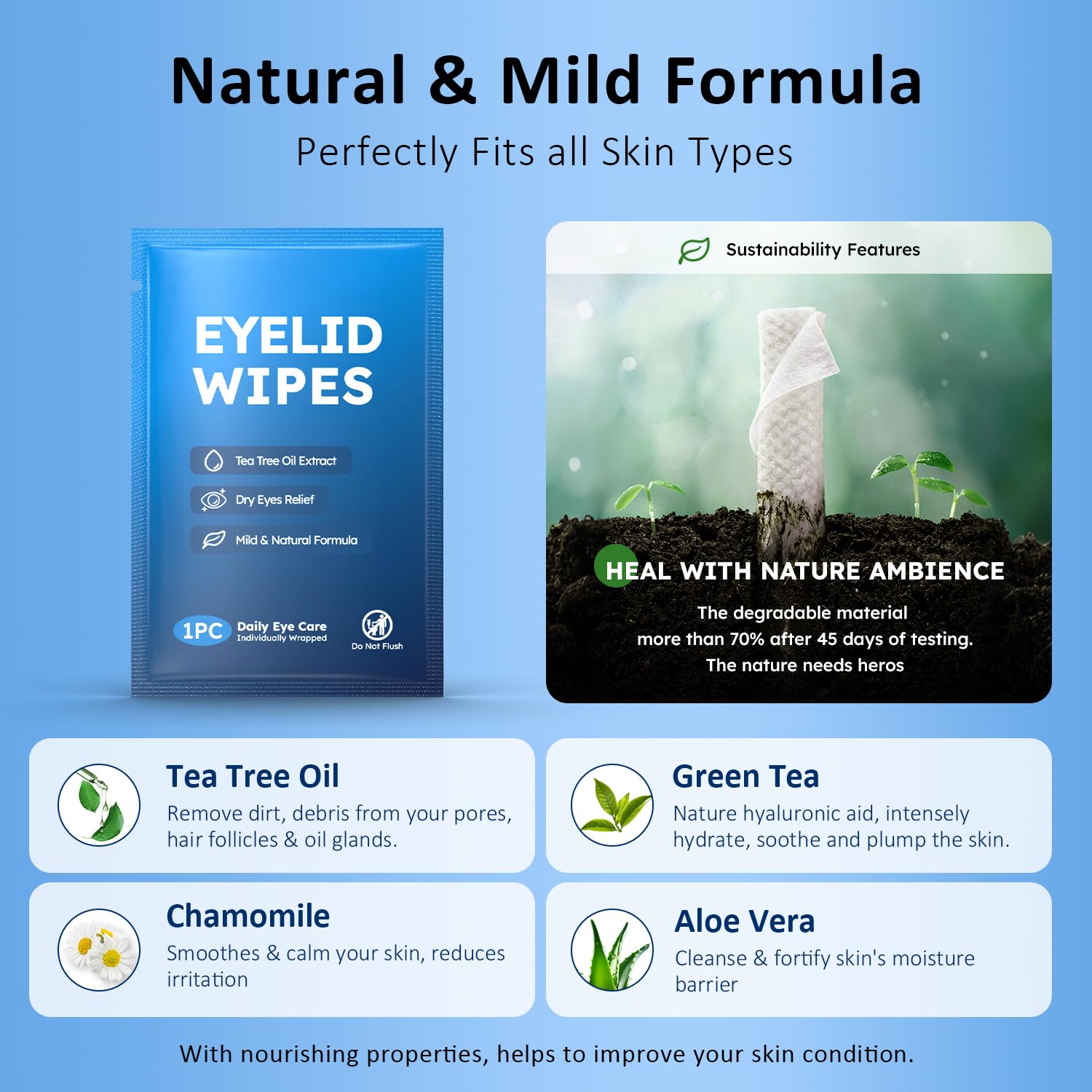 ProCIV wipe held in hand demonstrating extra-large coverage and ease