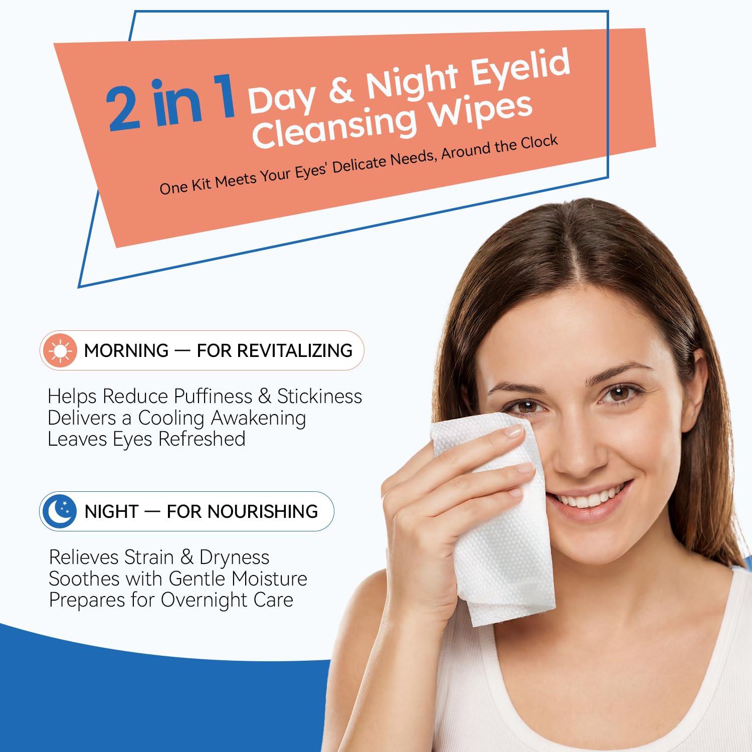 ProCIV wipe texture close-up showing dual-textured fabric for gentle cleansing