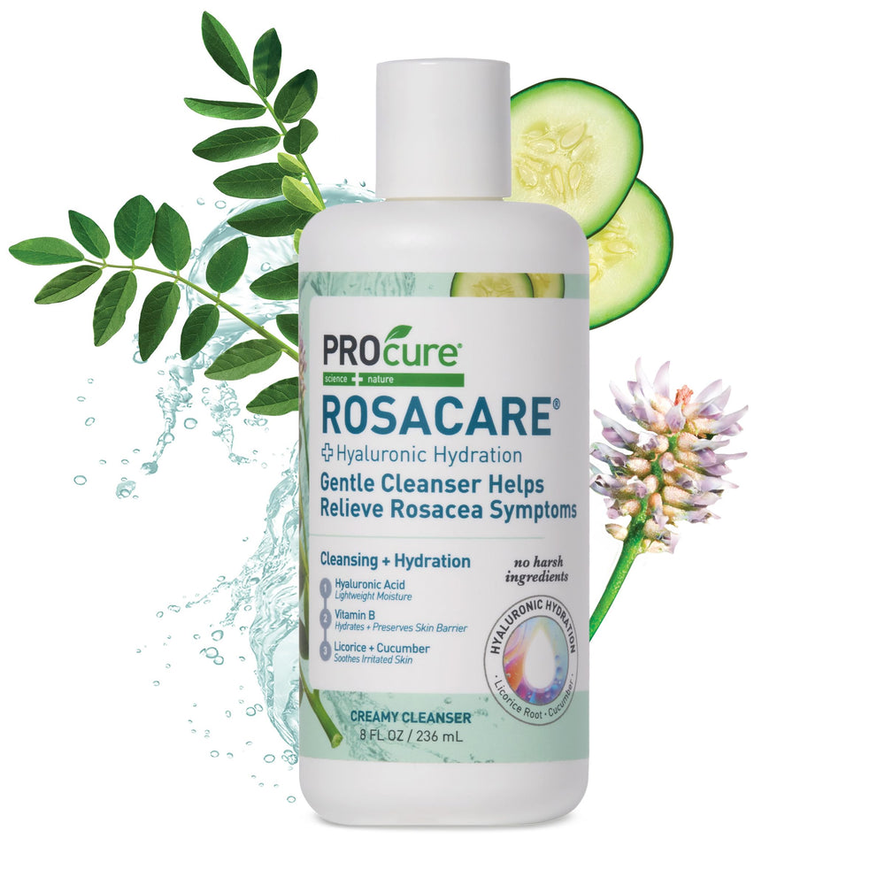PROcure Rosacare front packaging showing clean label and gentle benefits
