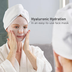 PROcure serum droplet on hand demonstrating concentrated hyaluronic nourishment and immediate hydration