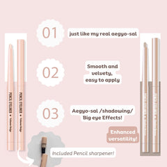 Produco thebom swatch of volume beige showing smooth blendability for natural highlights